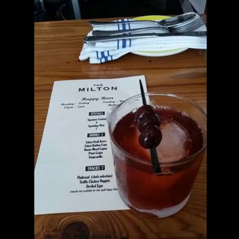 The Milton - Long Day at the Office - made with 12 y/o Bourbon and those sour cherries, ya'll! ;oD - Irish Near Me - New York, New York The Milton - Long Day at the Office - made with 12 y/o Bourbon and those sour cherries, ya'll! ;oD - Irish Near Me - New York, New York