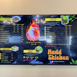 Madd Chicken - Menu
