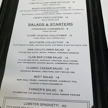 The Claw Bar - Menu - Seafood Near Me - Naples, Florida The Claw Bar - Menu - Seafood Near Me - Naples, Florida