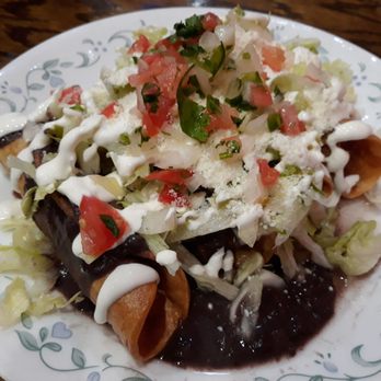 Taqueria Emilio - 4 Tacos Dorados with chicken - Mexican Near Me - New York, New York Taqueria Emilio - 4 Tacos Dorados with chicken - Mexican Near Me - New York, New York