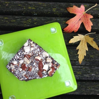 The Chocolat Bar - The Chocolat Bar dark chocolate toffee with almonds. - Chocolatiers & Shops Near Me - Boise, Idaho