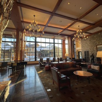 The Lodge at Spruce Peak - Lobby and bar seating area - Ski Resorts Near Me - Stowe, Vermont The Lodge at Spruce Peak - Lobby and bar seating area - Ski Resorts Near Me - Stowe, Vermont