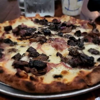 Spasso Italian Grill - One of their excellent wild mushroom pizza - Italian Near Me - Media, Pennsylvania Spasso Italian Grill - One of their excellent wild mushroom pizza - Italian Near Me - Media, Pennsylvania