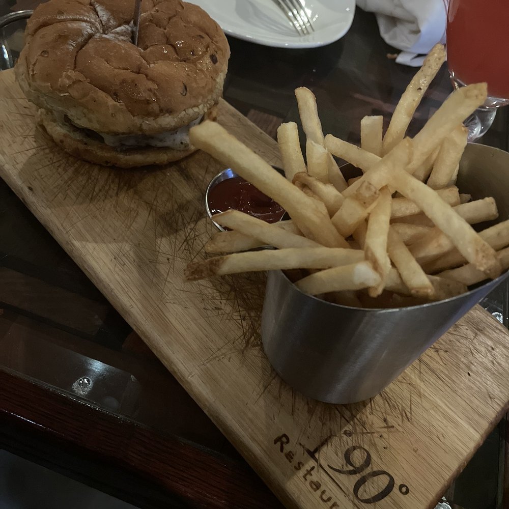 90 Restaurant - Wagu burger - New American Near Me - Winthrop, Massachusetts