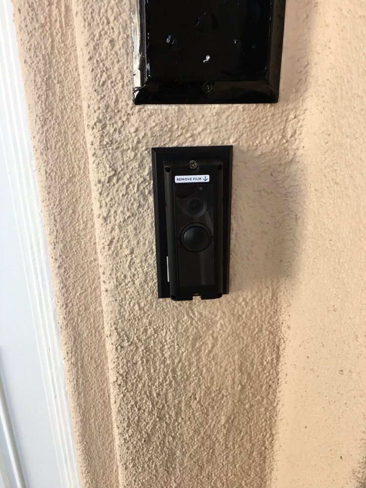 Slide of Ring Doorbell Installation Guy