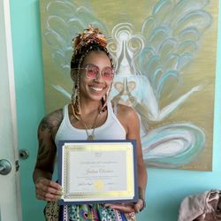 Bloom Holistic Healing - Graduation on the last day of our training, officially a certified sound healing practitioner