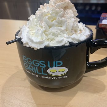 Eggs Up Grill - Mocha coffee!!! - Breakfast & Brunch Near Me - Wilmington, North Carolina