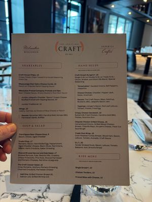 Menu photo 4 Craft Milwaukee, WI