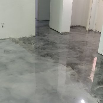 Houston Concrete Staining - The last portion before backing out of the door didn't dry. He had to go back and scrape it up. No attempt to match it. A bad patch job. - General Contractors Near Me - Spring, Texas Houston Concrete Staining - The last portion before backing out of the door didn't dry. He had to go back and scrape it up. No attempt to match it. A bad patch job. - General Contractors Near Me - Spring, Texas