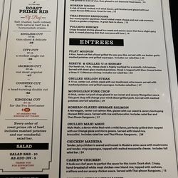 Jackson Grille - Menu