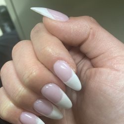 Natural nails, Dip French with no manicure