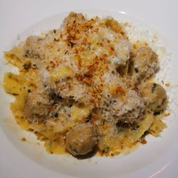 Tagliatelle with Foie Gras Meatballs
