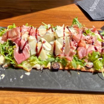 82 Degrees - Thats what it supposed to look like! Ham fig flatbread. - Seafood Near Me - St. Pete Beach, Florida 82 Degrees - Thats what it supposed to look like! Ham fig flatbread. - Seafood Near Me - St. Pete Beach, Florida