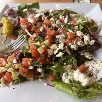 Pharaohs Kitchen - Cairo salad and lamb - Mediterranean Near Me - Houston, Texas