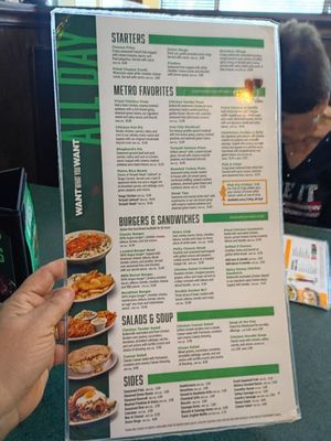 Menu photo 5 Metro Diner Tampa, FL Menu photo 5 Metro Diner Tampa, FL