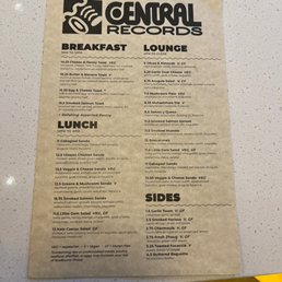 Menu Menu
