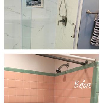 Kally's Construction - the before and after of a bathroom remodel - General Contractors Near Me - Falls Church, Virginia Kally's Construction - the before and after of a bathroom remodel - General Contractors Near Me - Falls Church, Virginia
