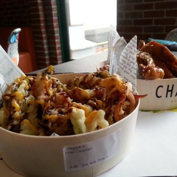 Charidise - Fried calamari was underwhelming... more veggie than calamari. Sauces overpowering. - Desserts Near Me - Toronto, Ontario