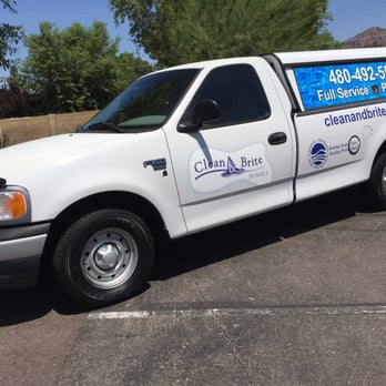Clean & Brite Pools - Our Work Truck - Pool & Hot Tub Service Near Me - Sun City, Arizona Clean & Brite Pools - Our Work Truck - Pool & Hot Tub Service Near Me - Sun City, Arizona