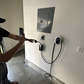 Pro Current Electric - Installation of new EV wall outlet - Electricians Near Me