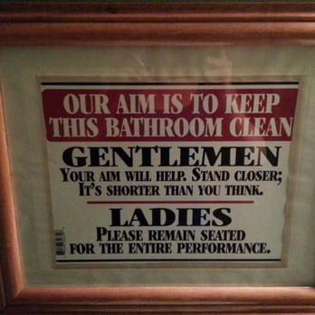 Loon Saloon - A little humor while you visit the facilities. - Grocery Near Me - Cable, Wisconsin