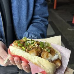 Japadog - Japanese favorite hot dog w/ daikon radish and sweet soy