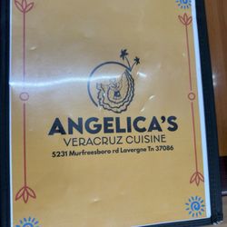 Angelica's Cocina Mexicana - Menu