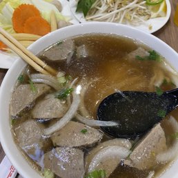 Beef Ball Pho with veggies Beef Ball Pho with veggies
