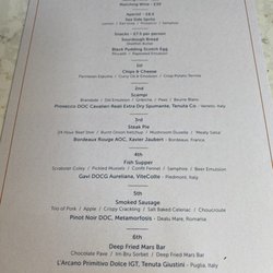 Six by Nico - The Chippie Menu.
