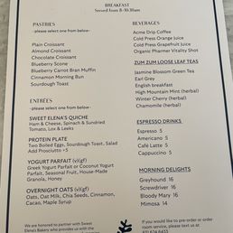 Complimentary breakfast Complimentary breakfast