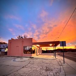 Thumb Butte Coffee - Beautiful morning sunrise outside our building.
