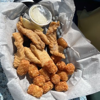 Paradise Found Restaurant and Bar - Grouper fingers and fries? - Seafood Near Me - Goodland, Florida
