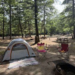 AuSable Chasm campground - Our site