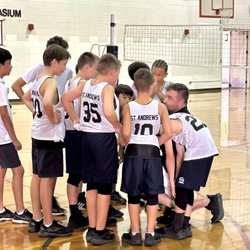 St. Andrew’s Schools, The Priory, The Prep - SAS The Prep's (2023) inaugural boys' volleyball team ---- great match guys! : )
