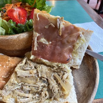 Café la Antigua - Two meat baguette with salad - Coffee & Tea Near Me - Oaxaca, OAX Café la Antigua - Two meat baguette with salad - Coffee & Tea Near Me - Oaxaca, OAX