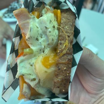 Glow Juice Bar - Jalapeño Melt on gluten free bread - Juice Bars & Smoothies Near Me - Oakhurst, California