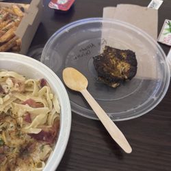 Browns Socialhouse Dawson Creek - $27 meal. I order online and can't even eat my plate. Smell burnt and it's just disappointing. Also price are overpriced
