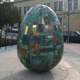 The infamous Lytton Plaza egg The infamous Lytton Plaza egg
