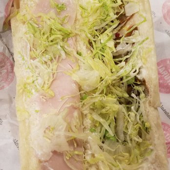 Jimmy John's - a sandwich with lettuce and meat - Delis Near Me - Clovis, California