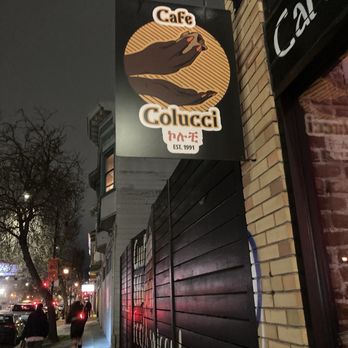 Cafe Colucci - Restaurant sign - Ethiopian Near Me - Oakland, California