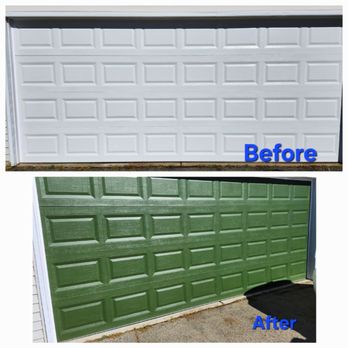 Nordmen Services - This is a photo of a garage door that I painted to give a door a little of a face lift - Handyman Near Me - Pinckney, Michigan Nordmen Services - This is a photo of a garage door that I painted to give a door a little of a face lift - Handyman Near Me - Pinckney, Michigan