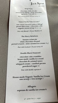 Menu photo 4 Jack Sprat Girdwood, AK