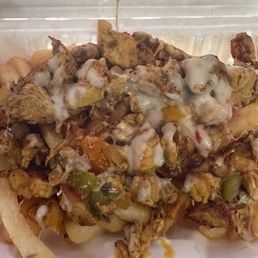 Chicken Cheese Fries Chicken Cheese Fries