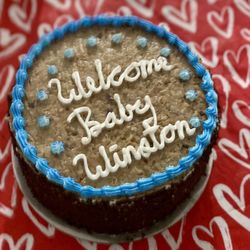 Carstens' Bakery - German chocolate cake for baby shower