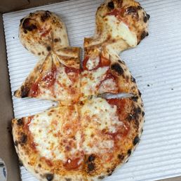 Mickey Mouse pizza! And it was delicious as well... Mickey Mouse pizza! And it was delicious as well...