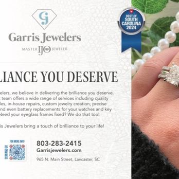 Garris Jewelers - We are voted Best Jewelry of South Carolina 2024!! - Jewelry Near Me - Lancaster, South Carolina Garris Jewelers - We are voted Best Jewelry of South Carolina 2024!! - Jewelry Near Me - Lancaster, South Carolina