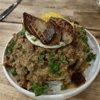 Canard - duck stack with seared foie gras $18.50+ $15 - Wine Bars Near Me - Portland, Oregon Canard - duck stack with seared foie gras $18.50+ $15 - Wine Bars Near Me - Portland, Oregon