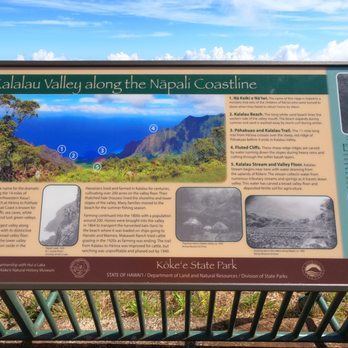 Kalalau Lookout - Sign of the Na Pali Coastline - Hiking Near Me - Kapaa, Hawaii Kalalau Lookout - Sign of the Na Pali Coastline - Hiking Near Me - Kapaa, Hawaii