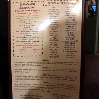 El Encanto - Drink Menu - Mexican Near Me - Cave Creek, Arizona El Encanto - Drink Menu - Mexican Near Me - Cave Creek, Arizona