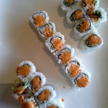 Kanpai Sushi On 8th - Flames Roll Combo as mentioned in my review. - Japanese Near Me - Calgary, Alberta